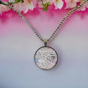 Handmade Original Stamped Pendant Necklace